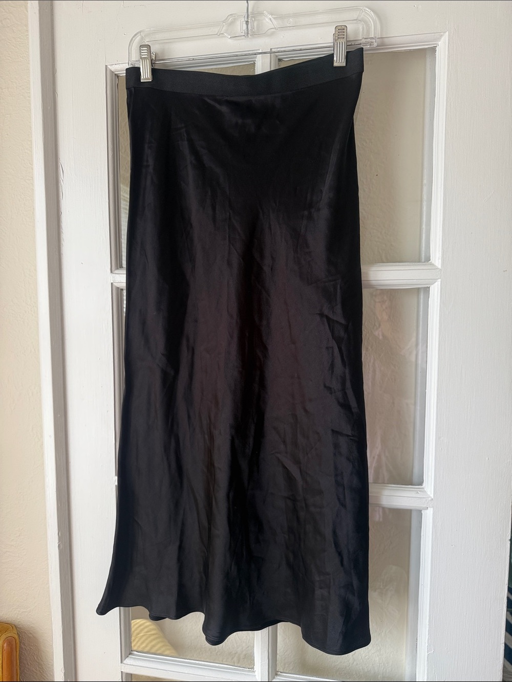 Rails Black Midi Slip Skirt
